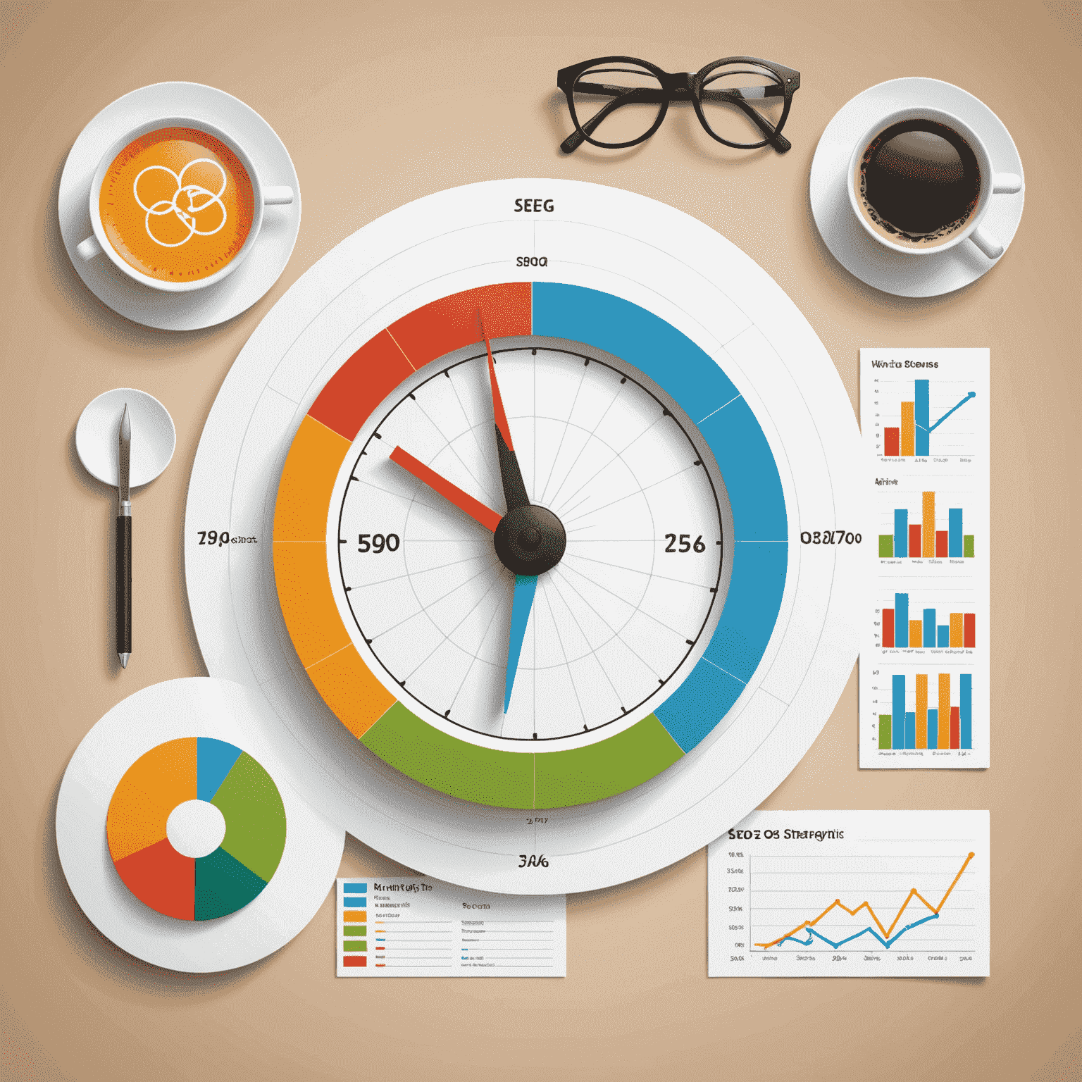 Gráfico que muestra el aumento de tráfico web, simbolizando estrategias de SEO efectivas para bloggers